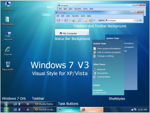 Windows 7 V3 Visual Style XP